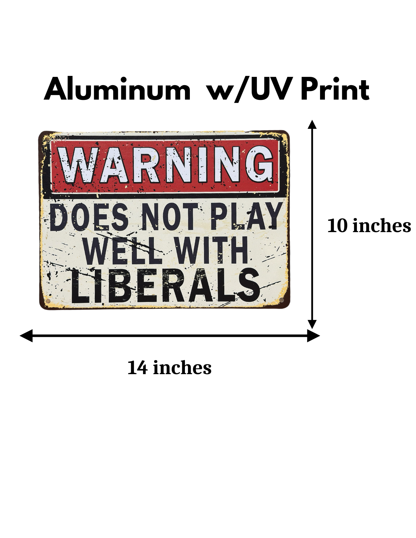 Vintage Aluminum UV Printed Sign Premium Quality Decor Man cave Decor  Funny Signs Yard Art