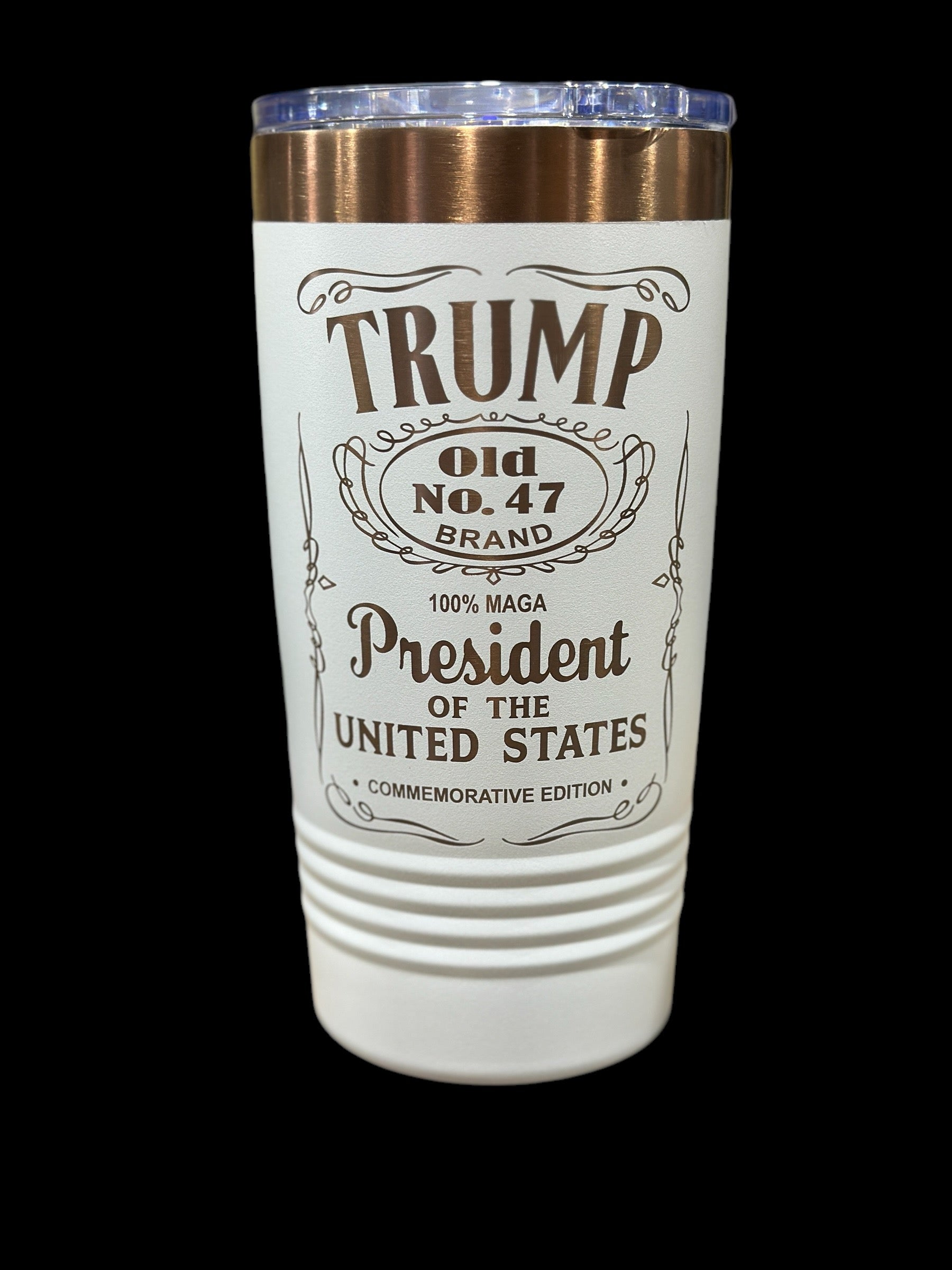 Trump 47 POTUS Commemorative 20 oz Stainless Tumbler Collectors Piece