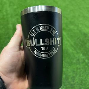 BS 20oz Stainless Tumbler Drinkware Flasks Beverage Engraved Coffee Steel Mug Bottles Portable Water Bottles Bottled