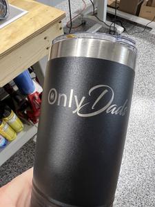 OnlyDads Tumbler Engraved 20 oz Polar Camel Tumbler Drinkware Flasks