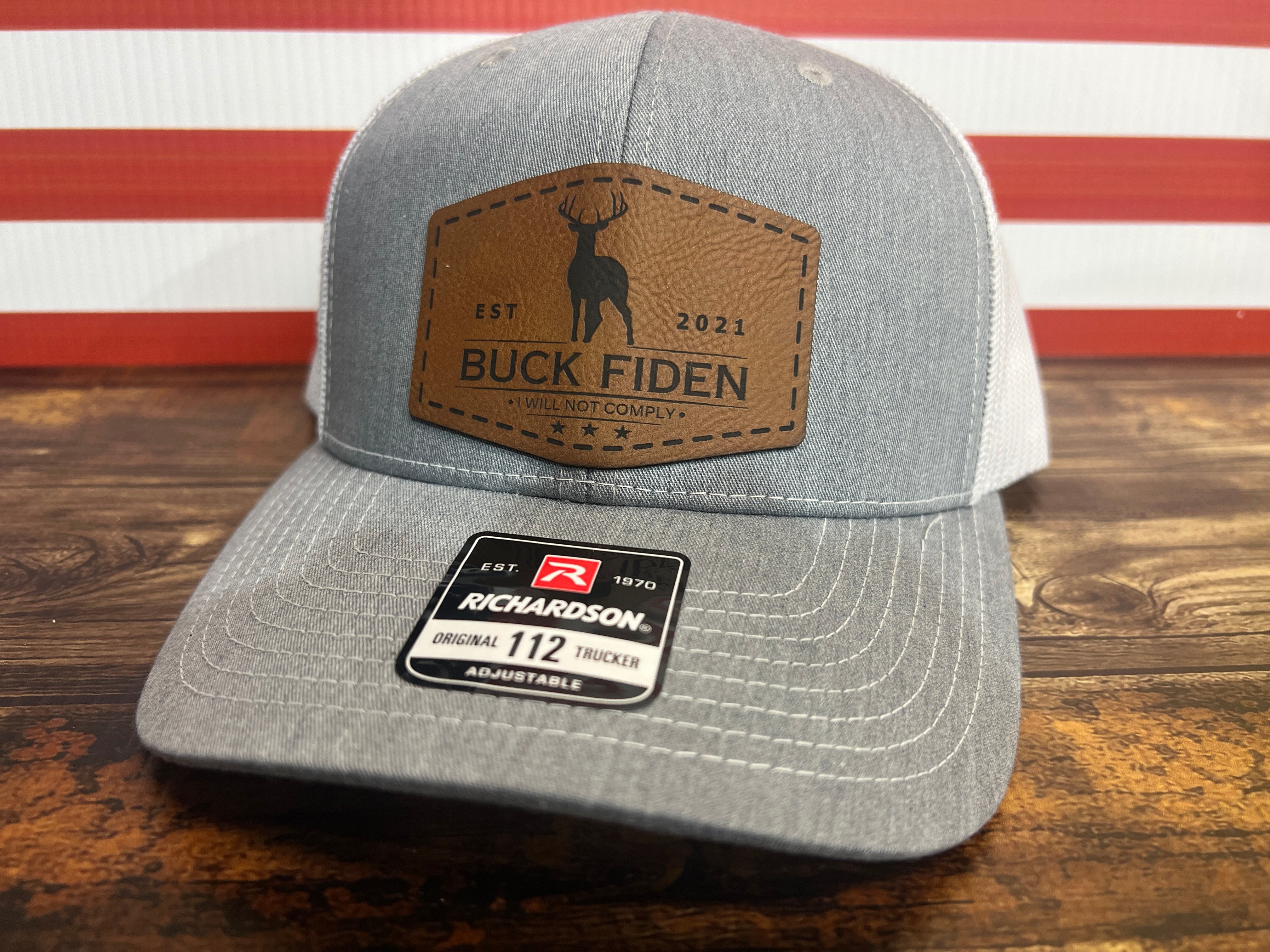 Buck Fiden Hat I Will Not Comply Patch Hat Richardson 112 Trucker Hat