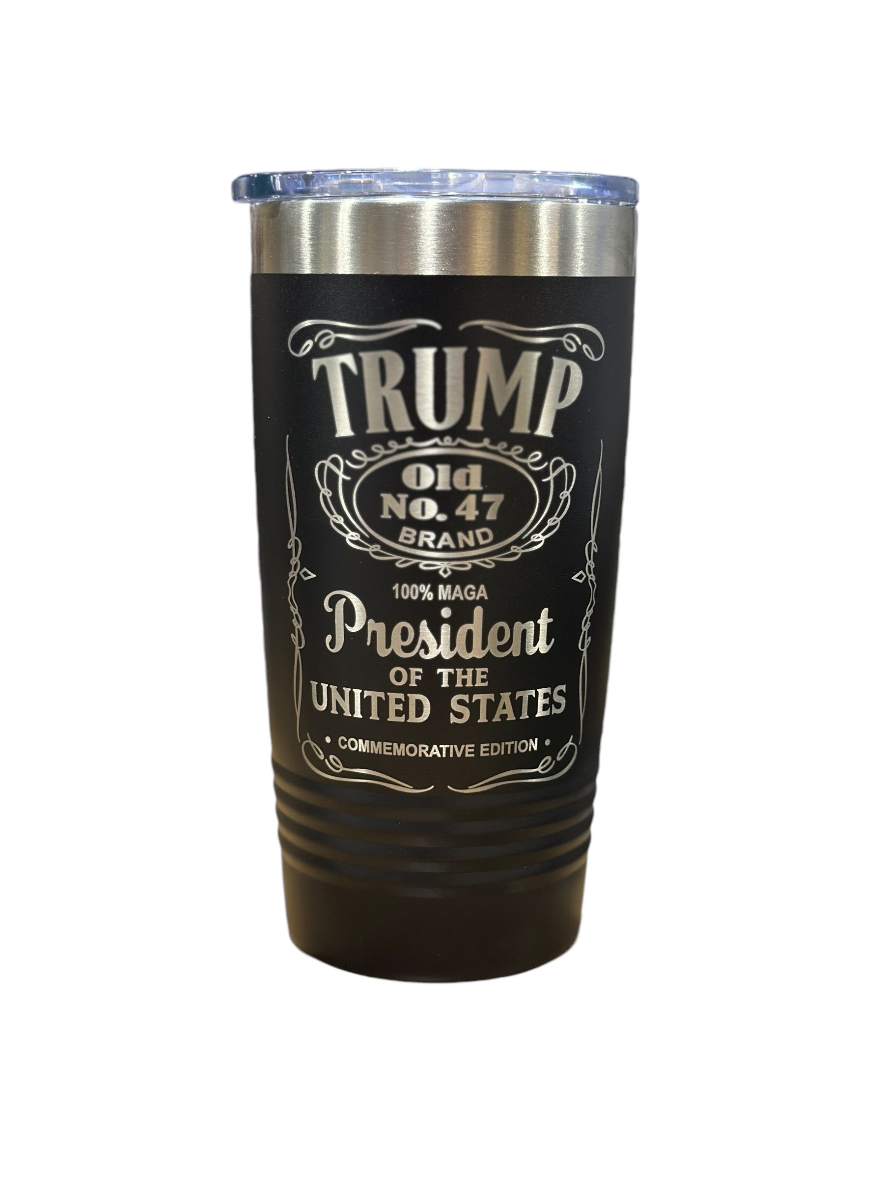 Trump 47 POTUS Commemorative 20 oz Stainless Tumbler Collectors Piece