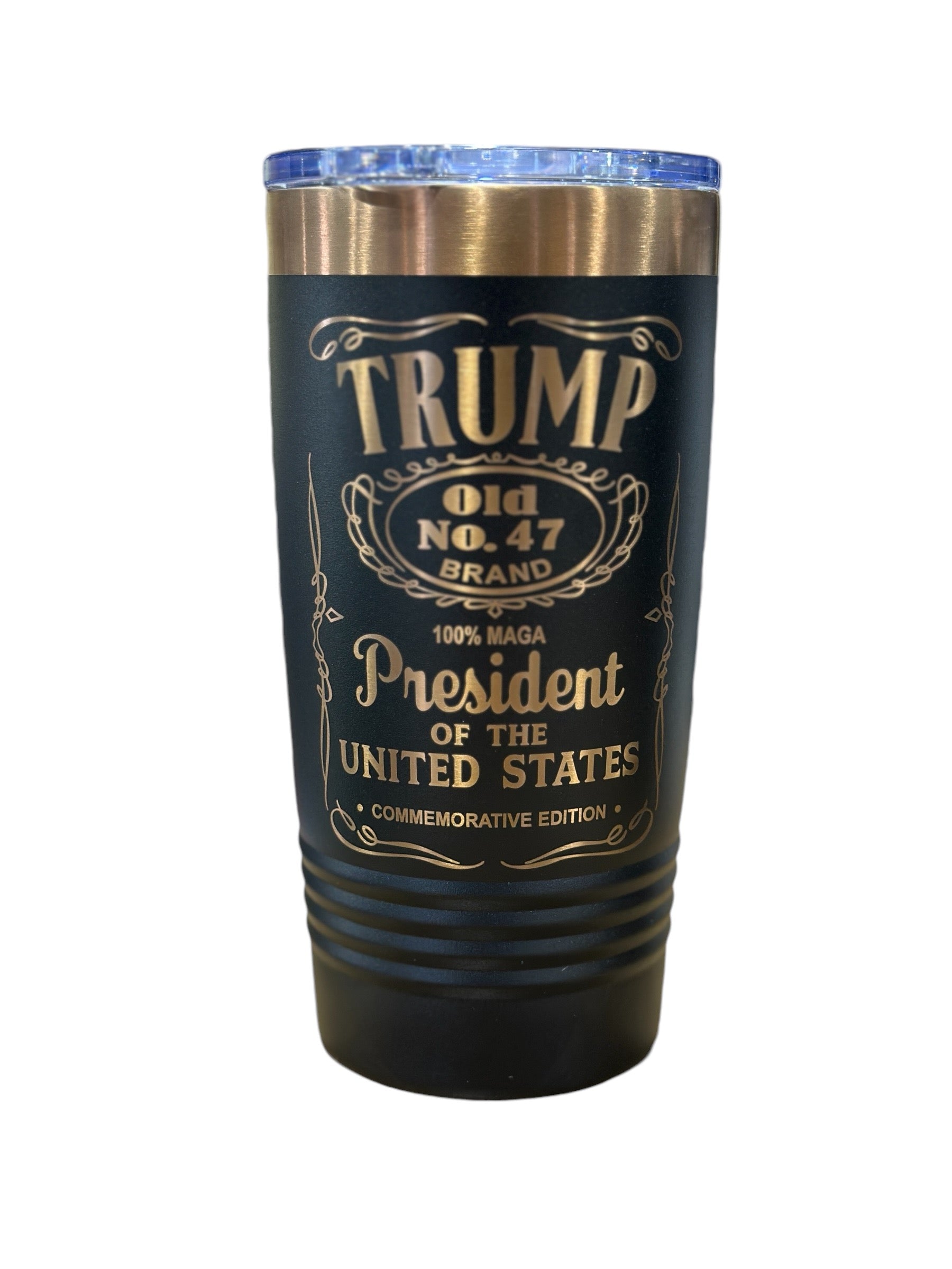 Trump 47 POTUS Commemorative 20 oz Stainless Tumbler Collectors Piece