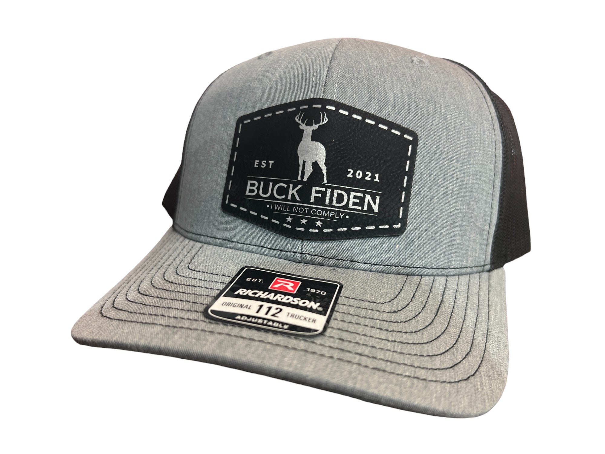 Buck Fiden Hat I Will Not Comply Patch Hat Richardson 112 Trucker Hat