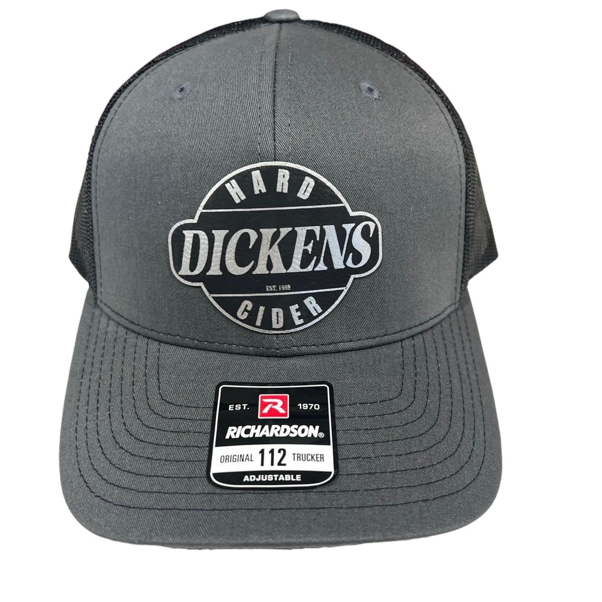 Dickens Hard Cider Hat on Richardson 112 Trucker Snapback Hat