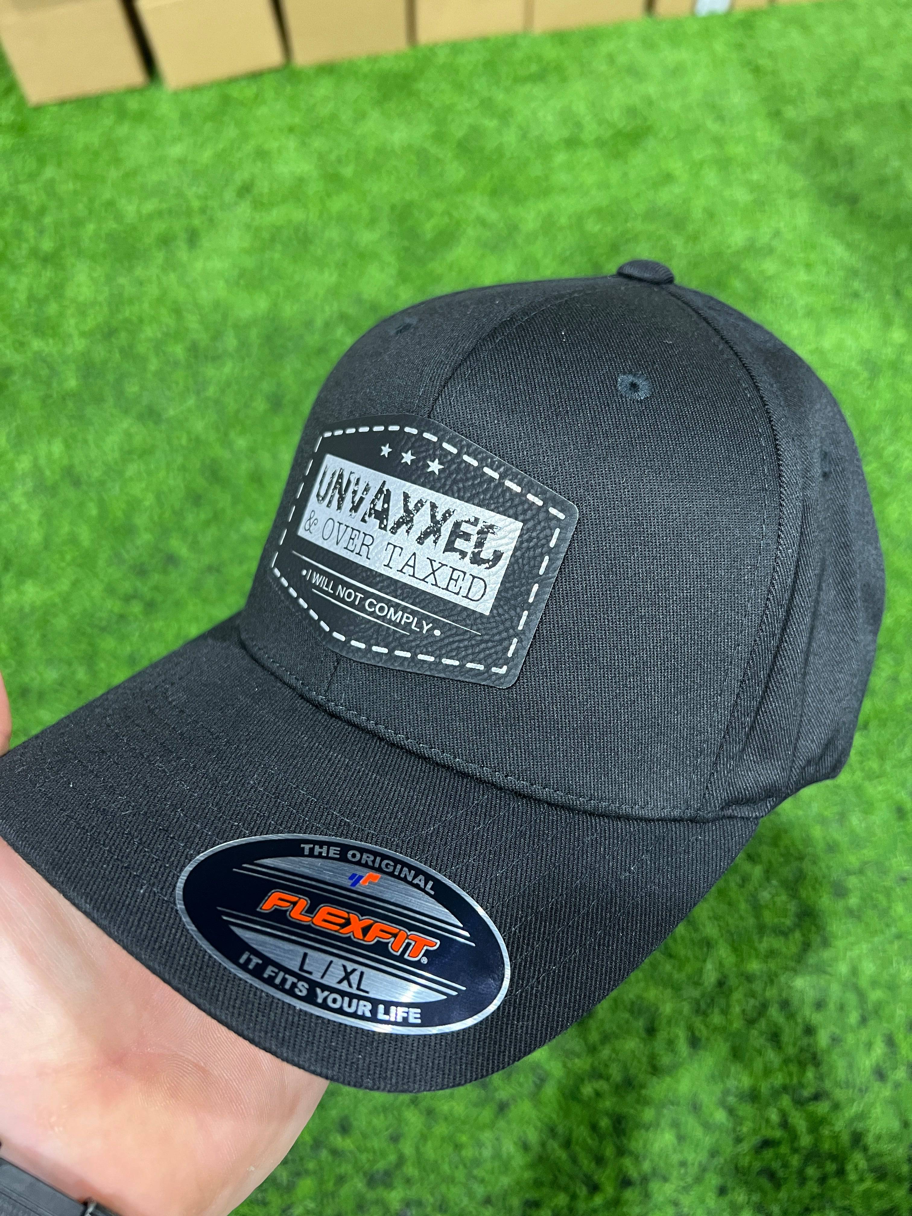 UNVAXXED & Over Taxed™ Richardson 112 Trucker Hat with Premium Patch - F5 Custom Designs