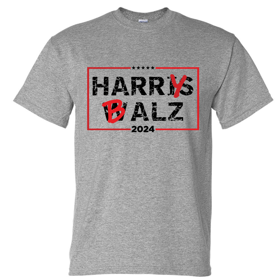 Harry Balz 2024 T-Shirt - DryBlend Moisture Wicking TShirt Funny Shirt Adult Tee Genx