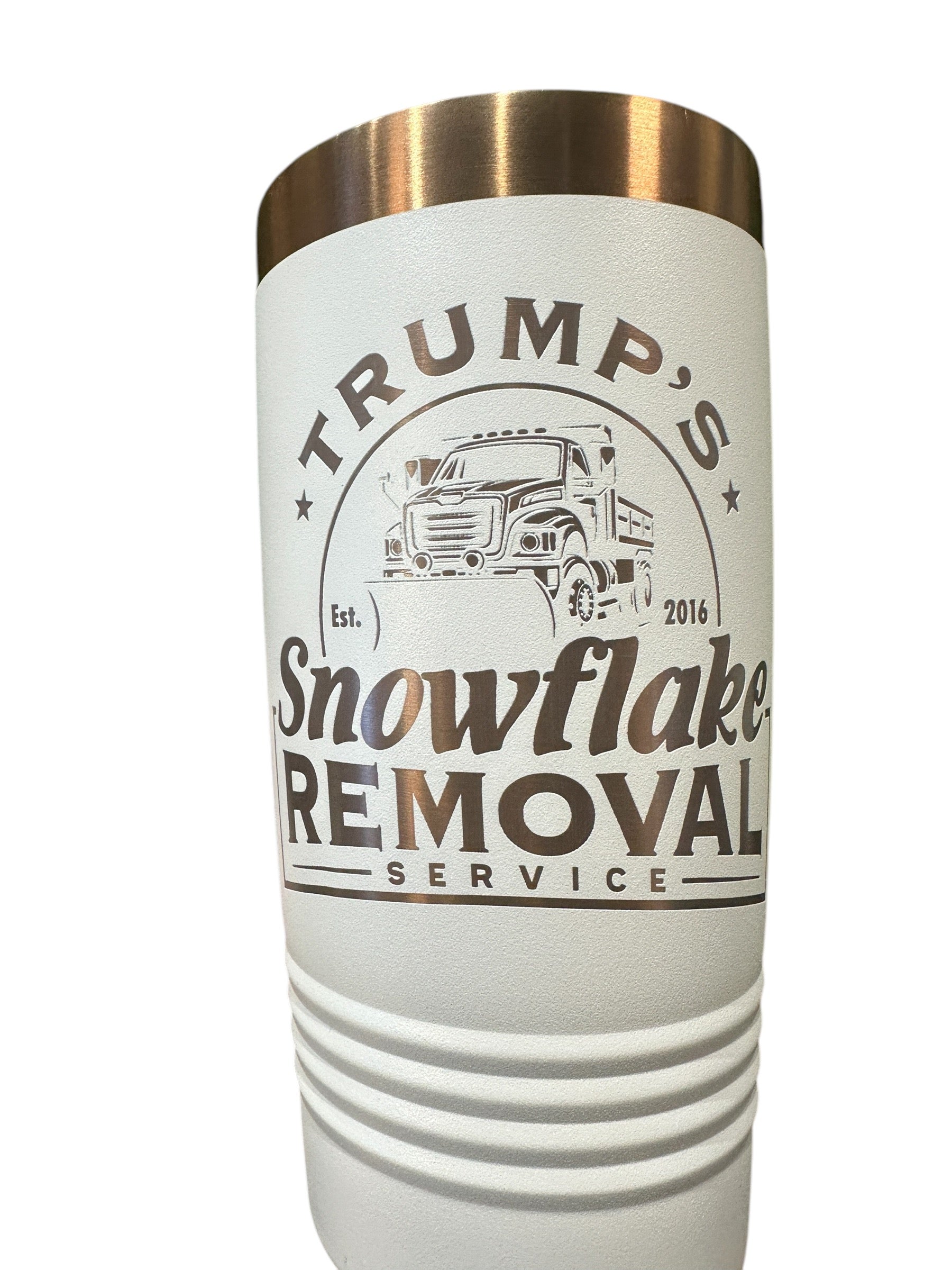 Trump Snowflake Removal Service 20 oz Stainless Tumbler Patriotic Drinkware