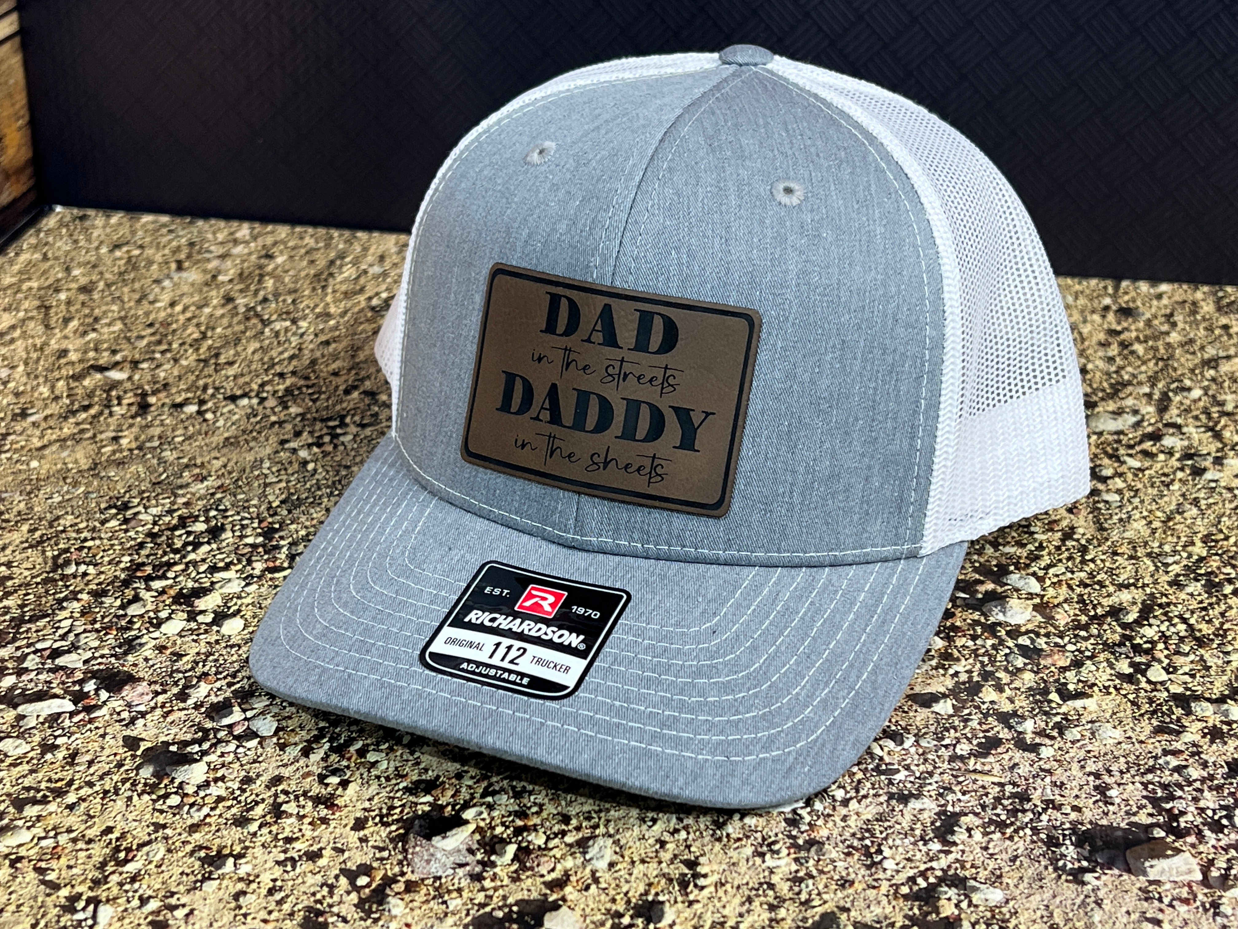 Dad in the Streets, Daddy in the Sheets Funny Men's Hat - Richardson 112 Baseball Cap Adult Hat