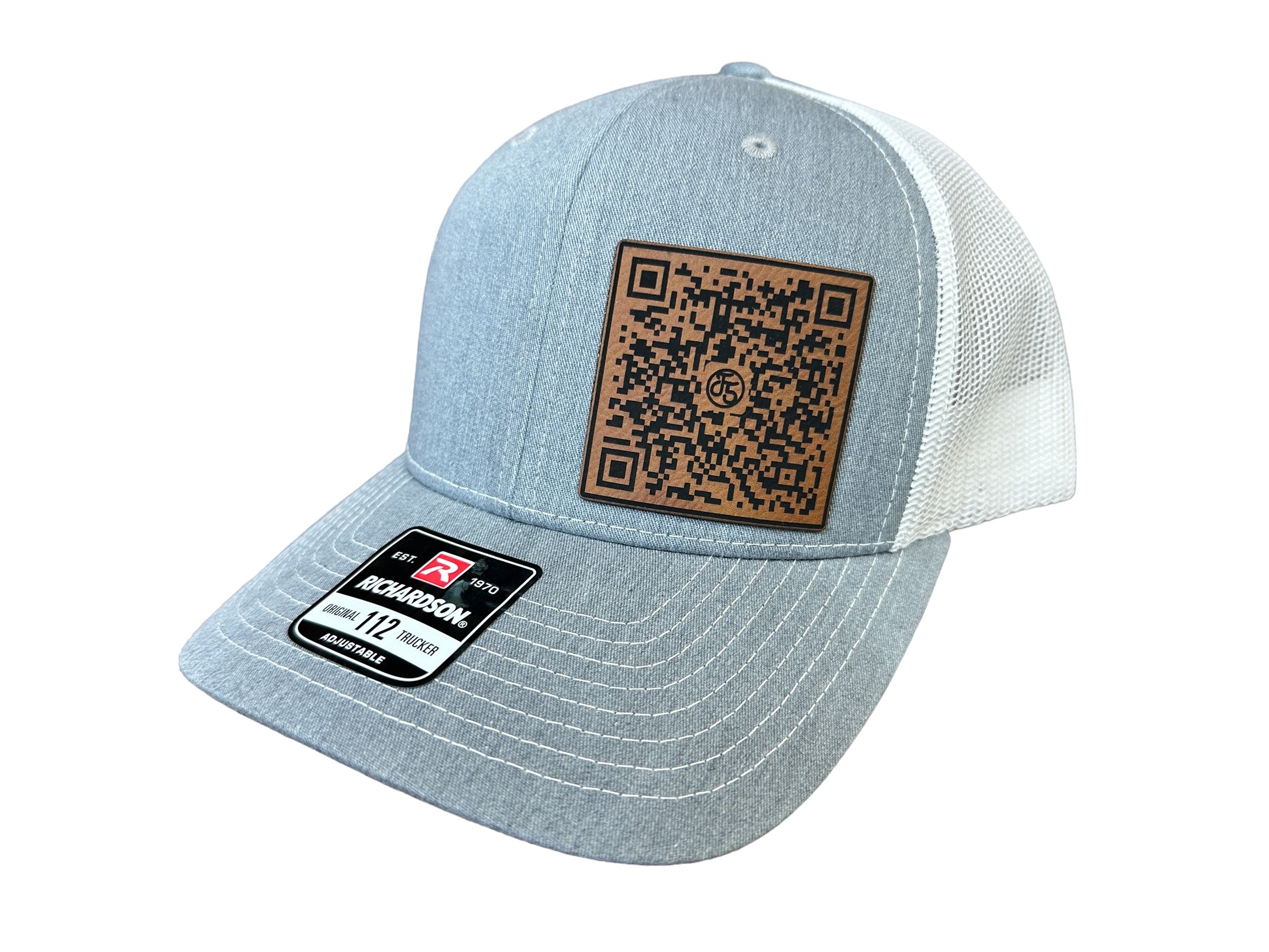 QR Code FJB Hat 2024 Trucker Hat Premium Leatherette Patch on Richardson 112 Trucker Ha Funny Hat GenX Hat Adult Hat Best Selling Hat