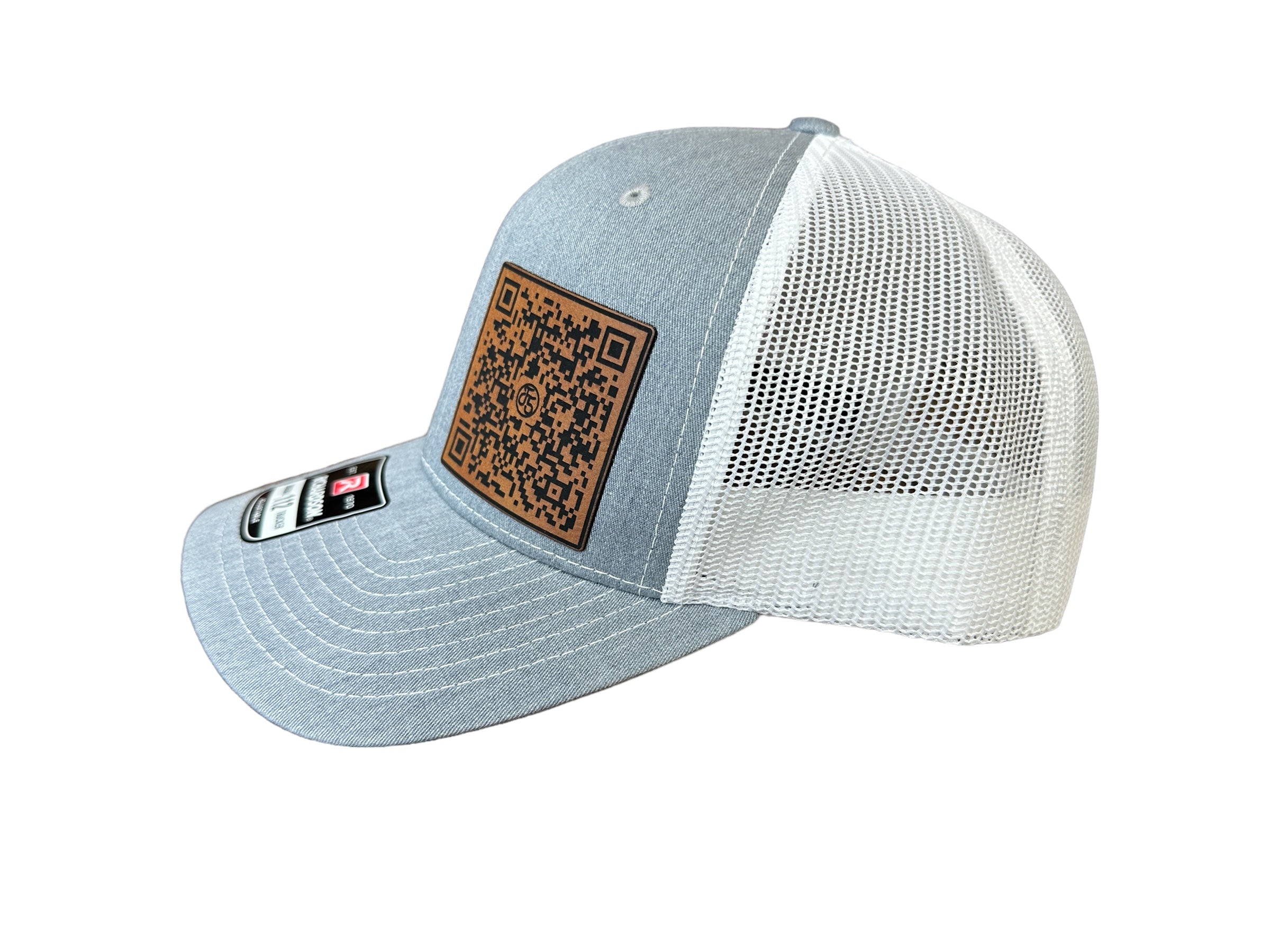 QR Code FJB Hat 2024 Trucker Hat Premium Leatherette Patch on Richardson 112 Trucker Ha Funny Hat GenX Hat Adult Hat Best Selling Hat