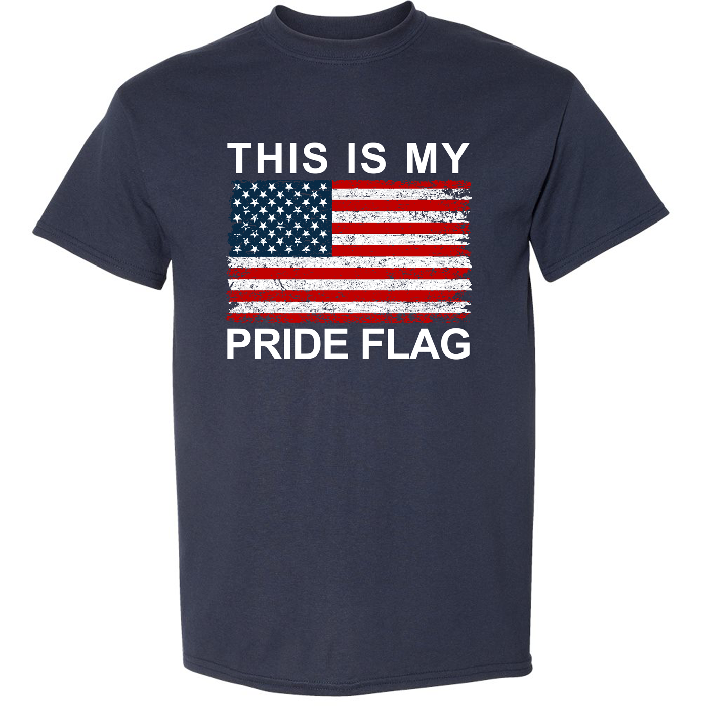 This is My Pride Flag T-Shirt DryBlend Moisture Wicking TShirt Funny Shirt Adult Tee Genx Crewneck