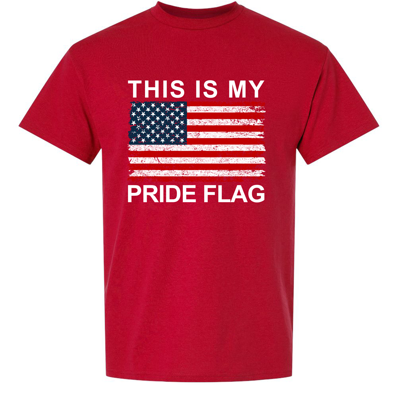 This is My Pride Flag T-Shirt DryBlend Moisture Wicking TShirt Funny Shirt Adult Tee Genx Crewneck