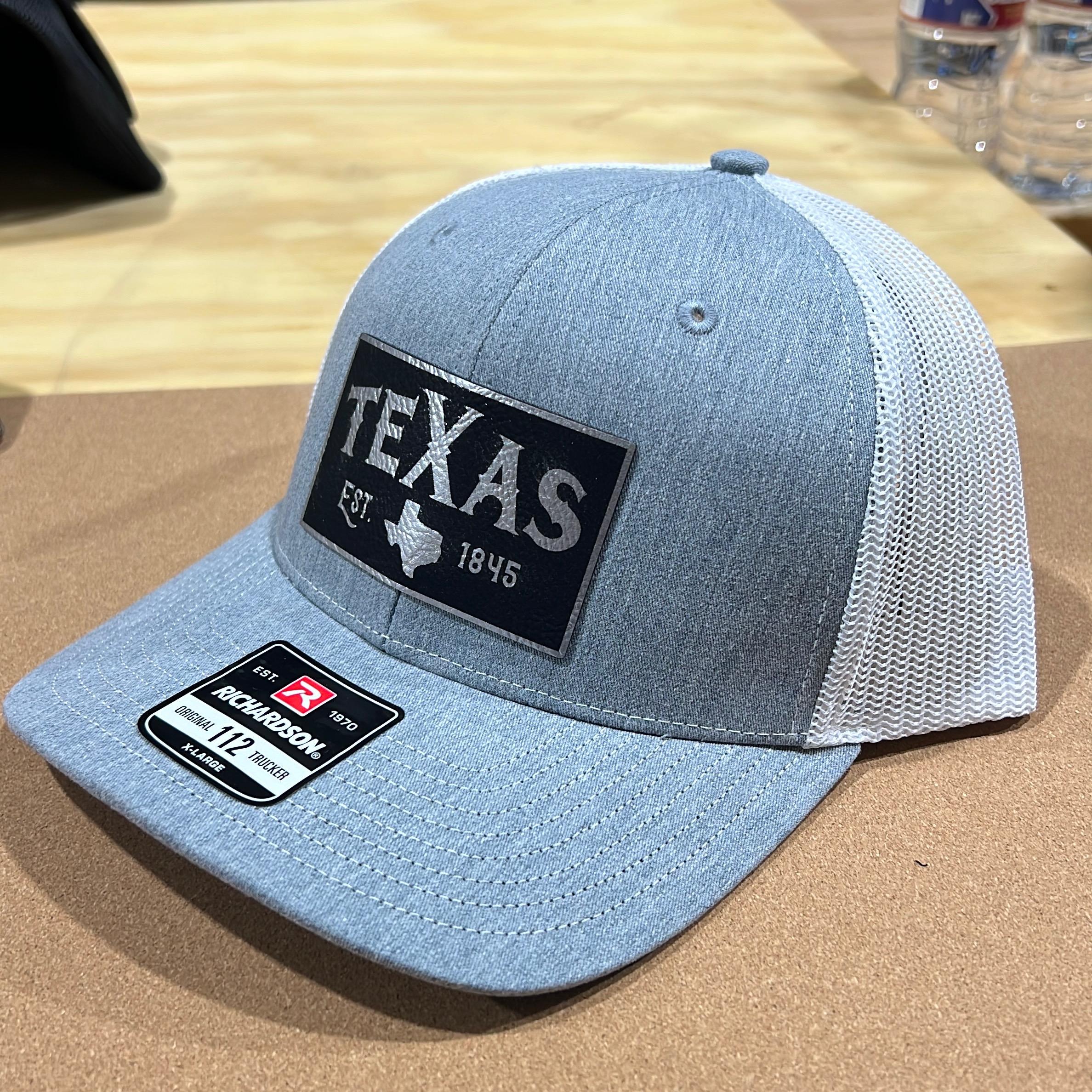 Custom Texas Patch Hat on Richardson 112 Trucker Hat