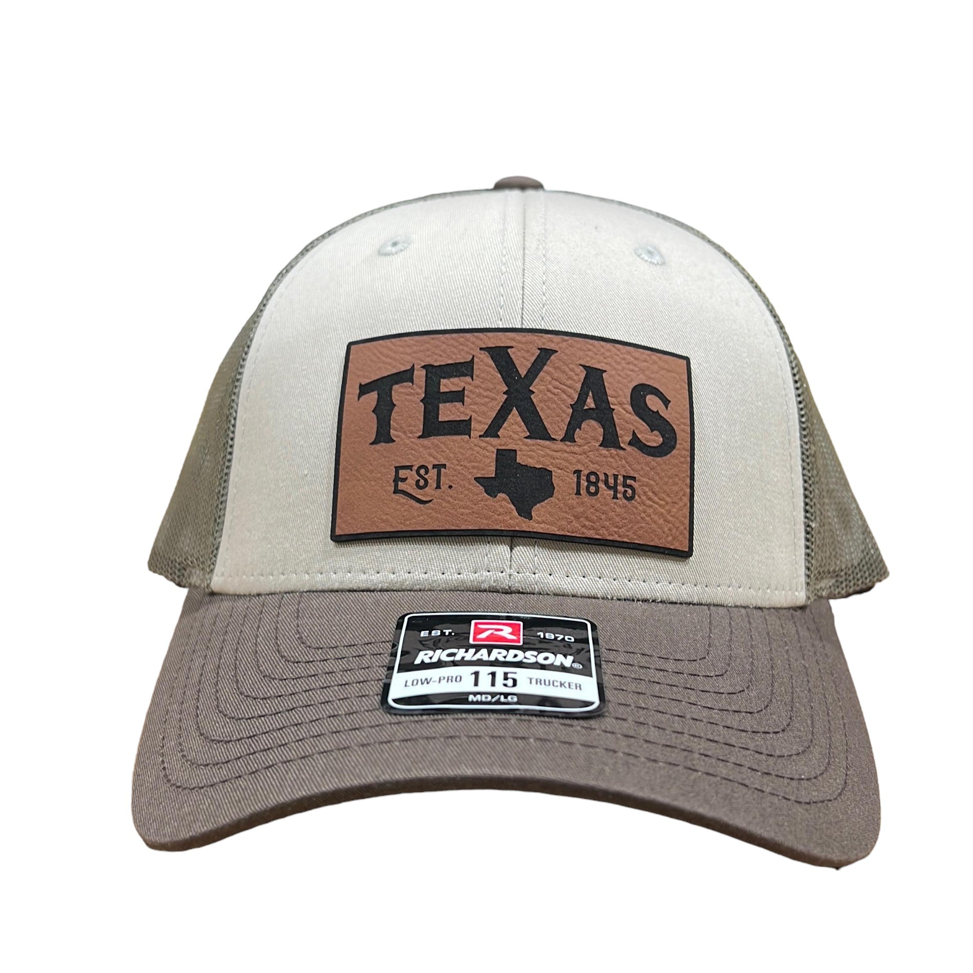 Custom Texas Patch Hat on Richardson 112 Trucker Hat