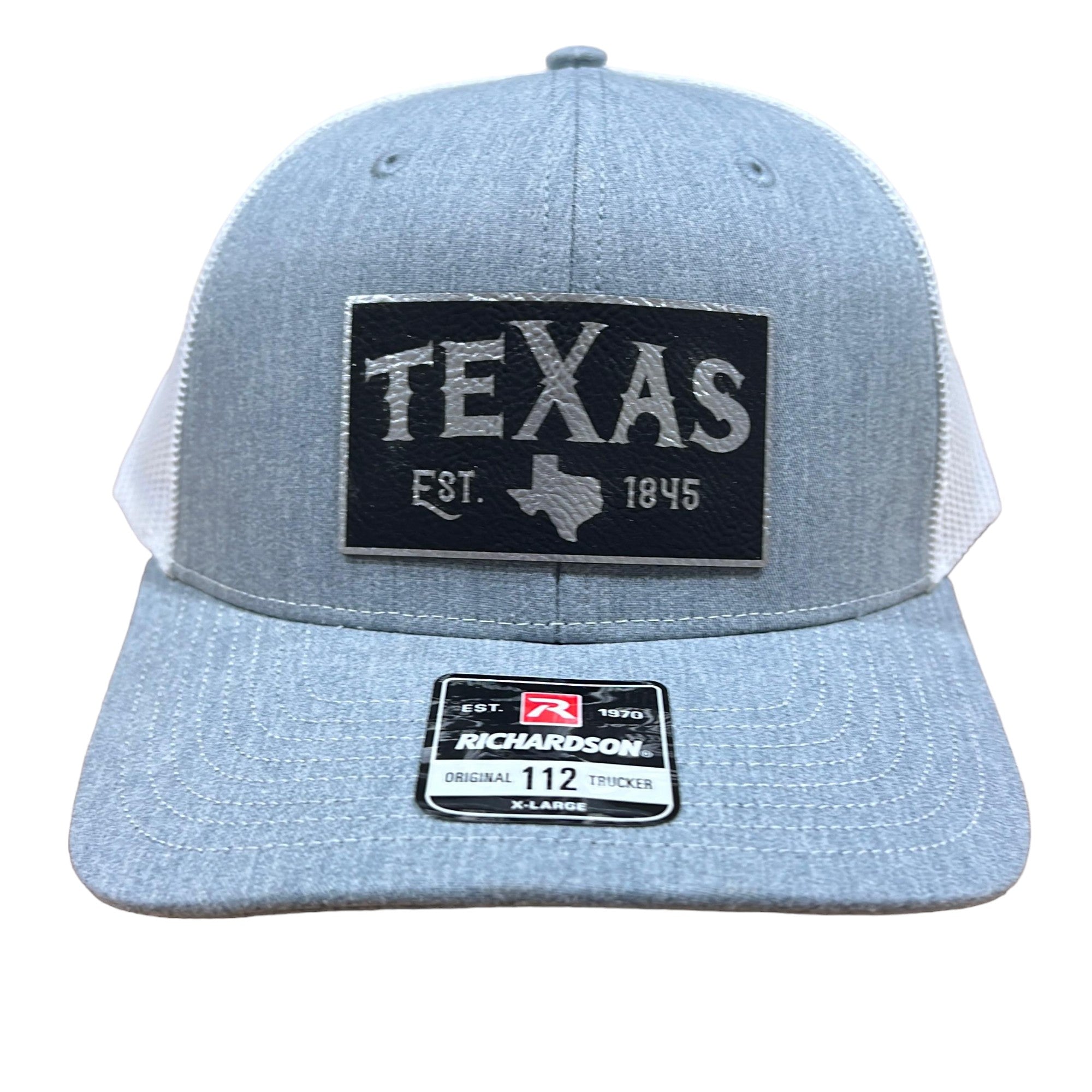 Custom Texas Patch Hat on Richardson 112 Trucker Hat