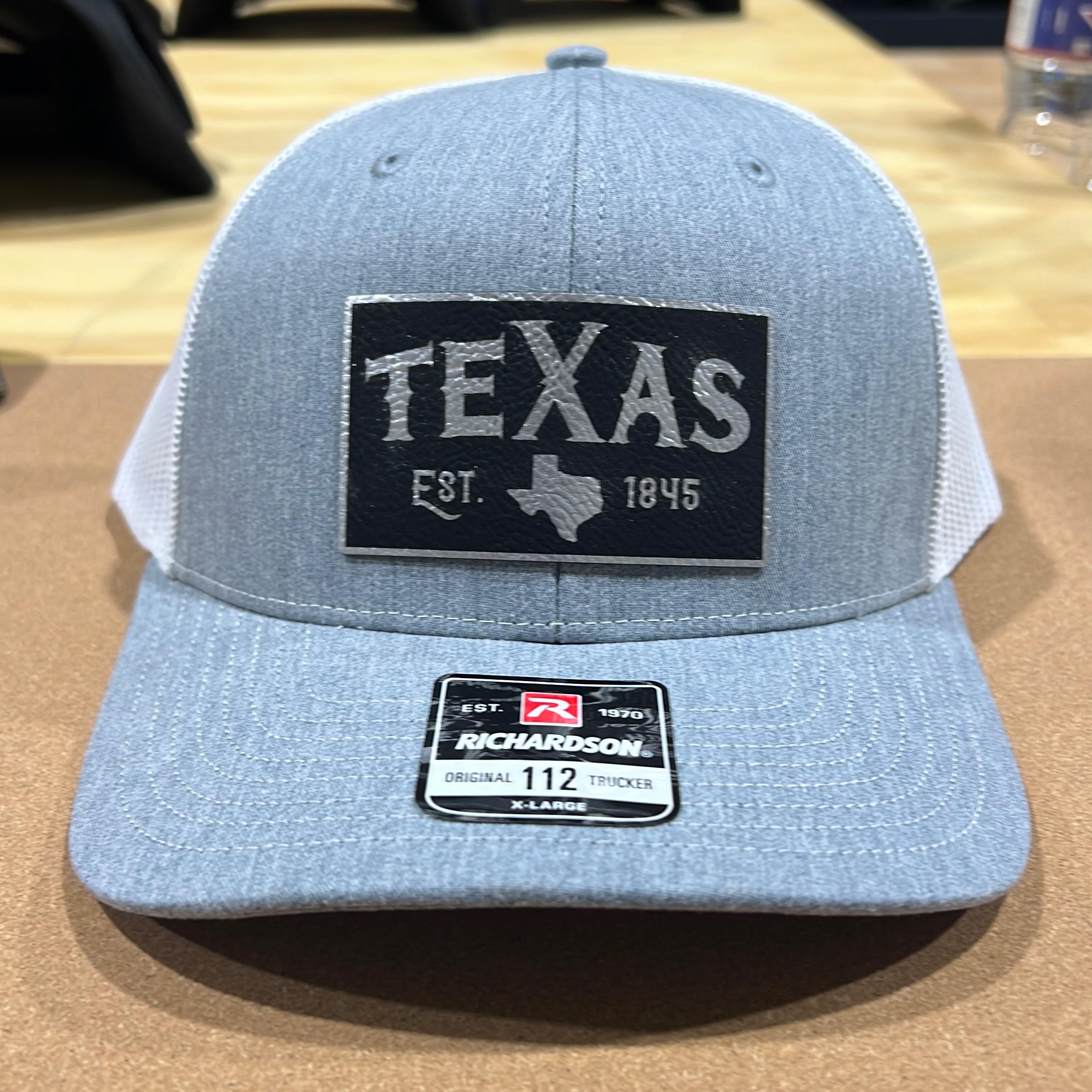 Custom Texas Patch Hat on Richardson 112 Trucker Hat