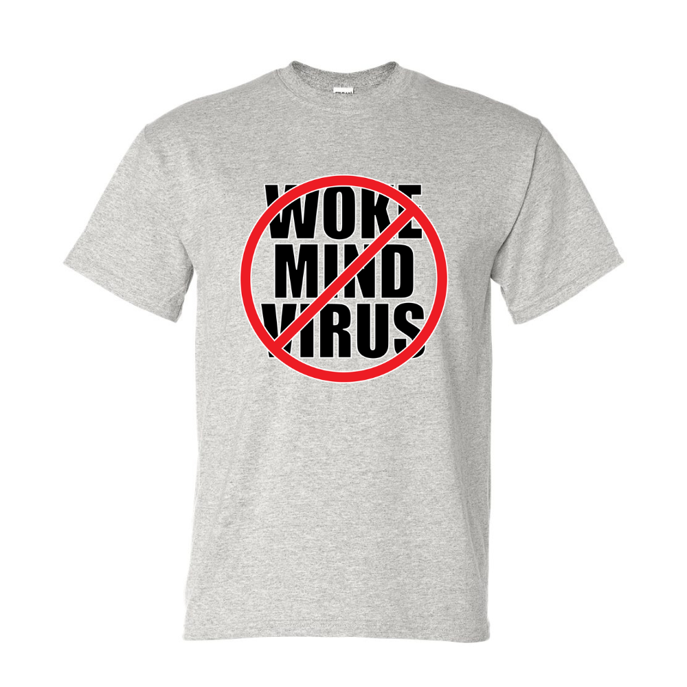 Anti Woke Mind Virus Shirt 2024 Shirt DryBlend Unisex Genx TShirt Funny Shirt