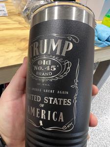 Custom 20 oz Tumbler - #45 Make America Great Again Stainless Tumbler